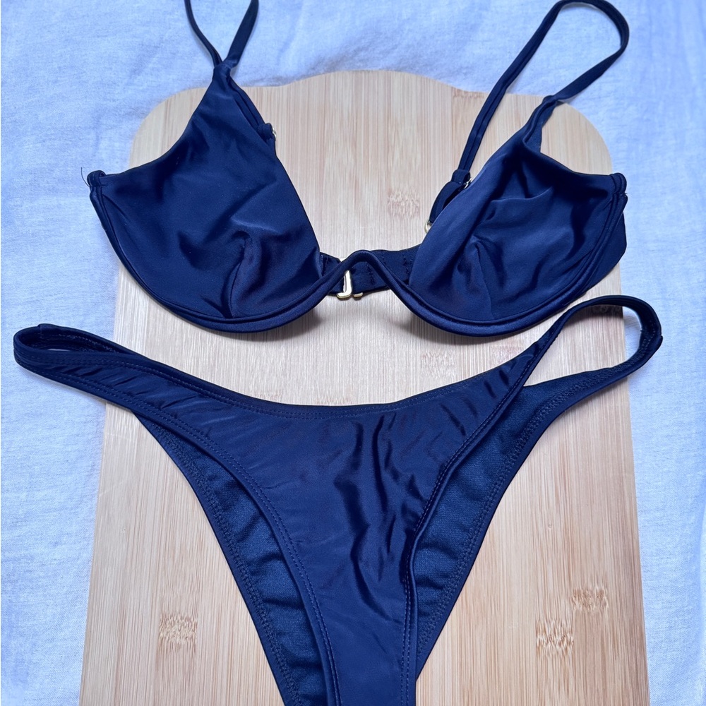 Fashion Nova Midnight Blue Bikini Set